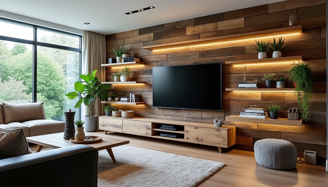 découvrez des idées créatives pour fabriquer une paroi tv en utilisant des palettes. transformez votre espace de vie avec ce projet diy unique et design qui allie esthétique et fonctionnalité.