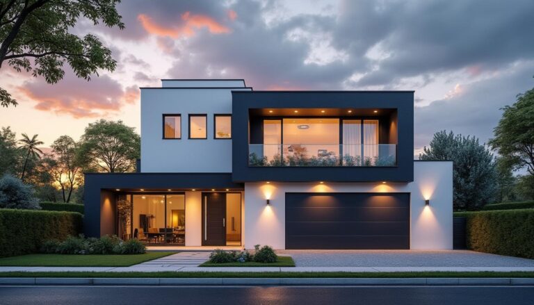 découvrez comment sublimer votre maison grâce à une façade alliant le blanc et le gris anthracite, pour un style moderne, élégant et intemporel qui valorise votre habitat.