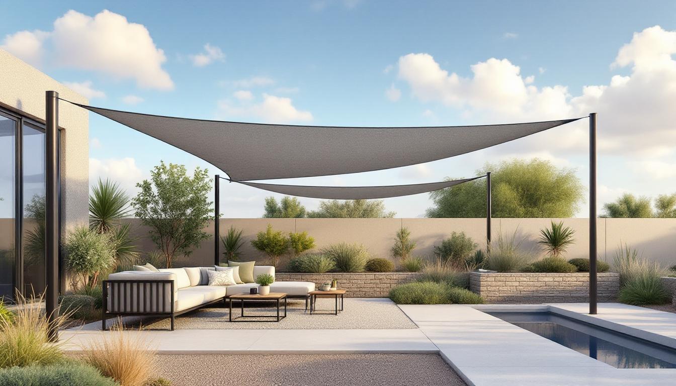 apportez style et fraîcheur à votre jardin grâce à nos voiles d'ombrage rectangulaires. profitez d'un espace extérieur ombragé et moderne, parfait pour vos moments de détente.