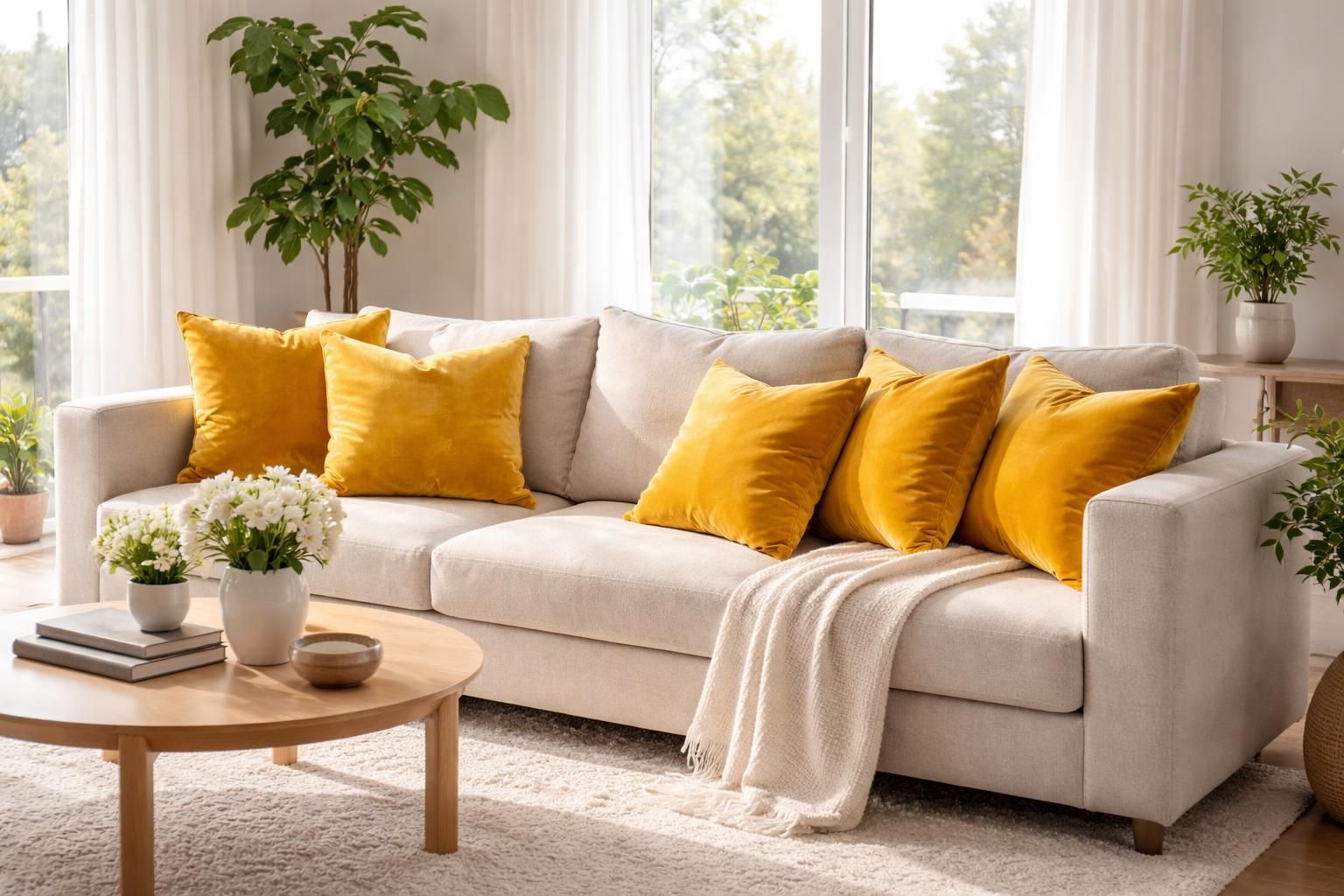 découvrez nos coussins en velours jaune pour apporter une touche de soleil et d'élégance à votre salon. dynamisez votre décoration avec style et confort.
