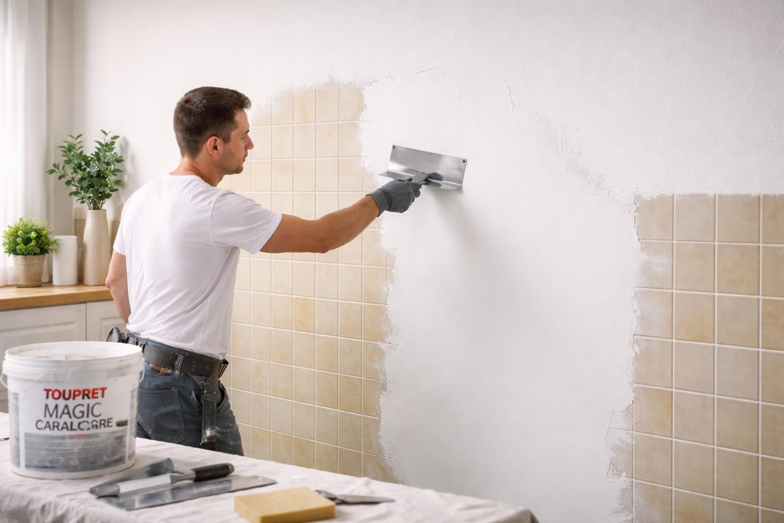 découvrez l'enduit magic carrelage de toupret, la solution idéale pour rénover vos murs rapidement et facilement sans abattre votre carrelage. transformez vos espaces en un clin d'œil!