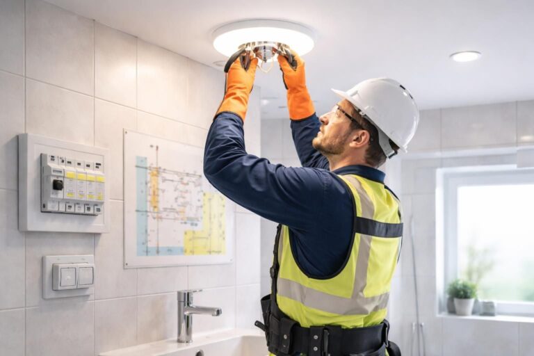 découvrez comment installer un plafonnier en salle de bain en respectant les normes de sécurité électriques pour garantir un éclairage sûr et conforme à la réglementation.