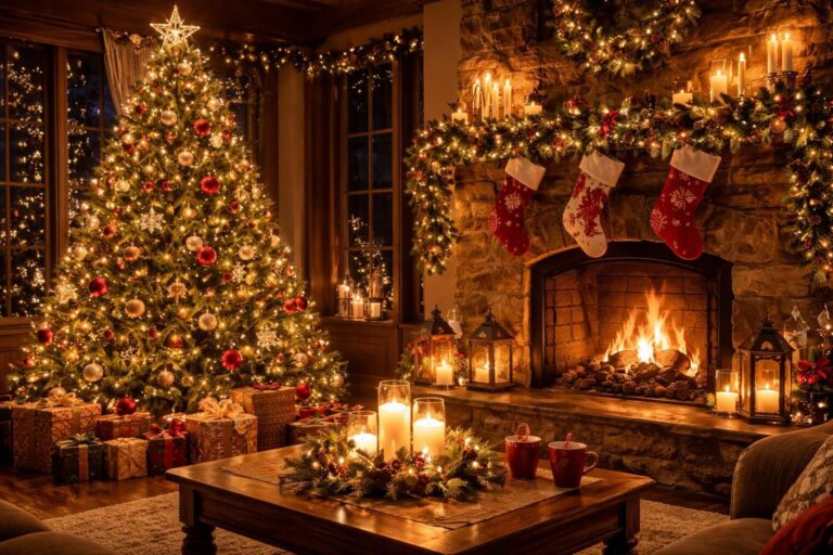 découvrez nos conseils pour créer une décoration de noël féerique et magique, et plongez votre intérieur dans l'ambiance chaleureuse des fêtes.