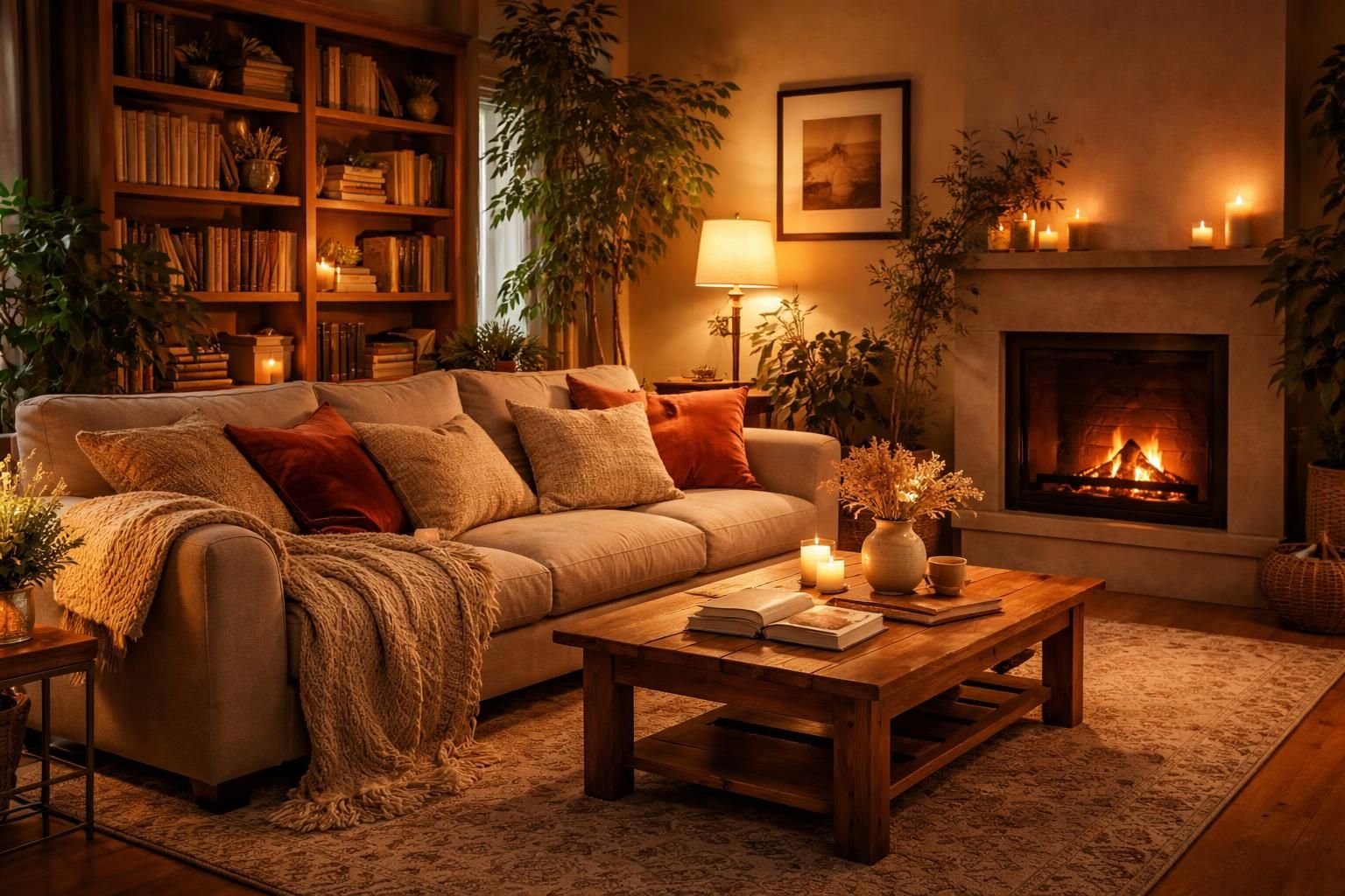 découvrez nos astuces pour créer un salon à l'ambiance chaleureuse, idéal pour un séjour cosy et accueillant qui invite à la détente.