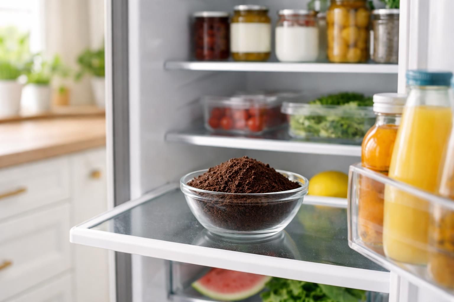 découvrez une astuce de grand-mère efficace pour éliminer les mauvaises odeurs de votre frigo en utilisant du marc de café, un remède naturel et économique.