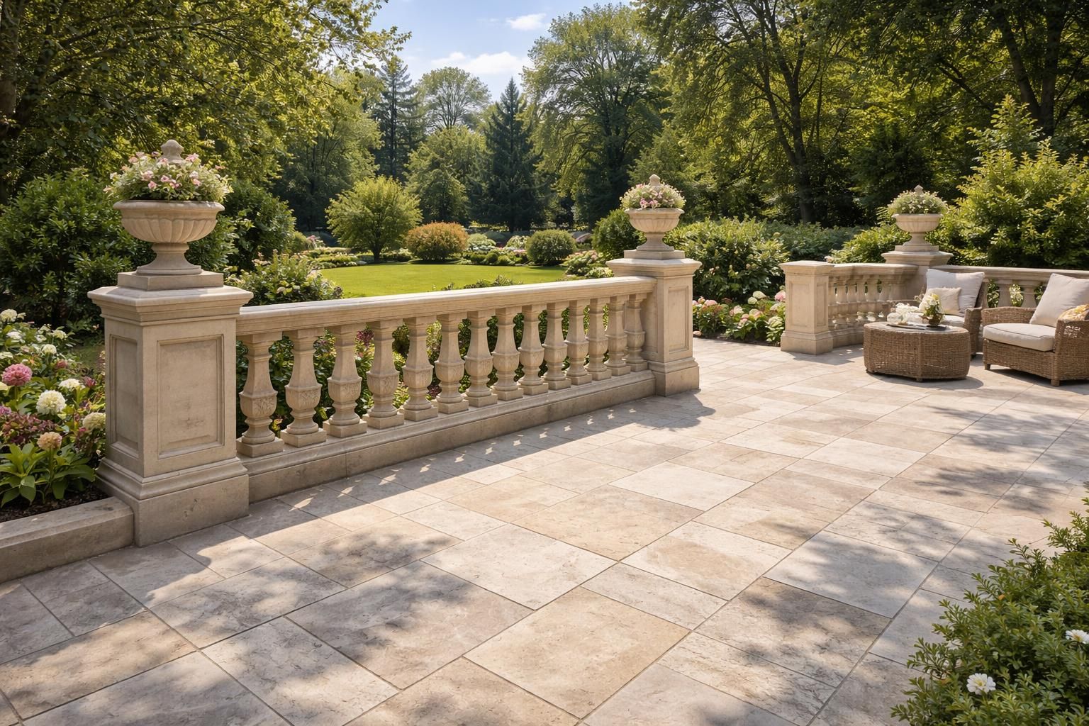 découvrez comment faire construire une terrasse élégante avec une balustrade en pierre naturelle pour un extérieur durable et esthétique.