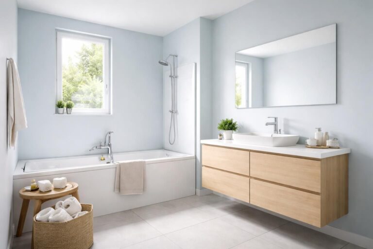 découvrez notre test complet de la peinture v33 spécialement conçue pour les salles de bain. résistante à l'humidité, elle protège et embellit vos murs durablement.