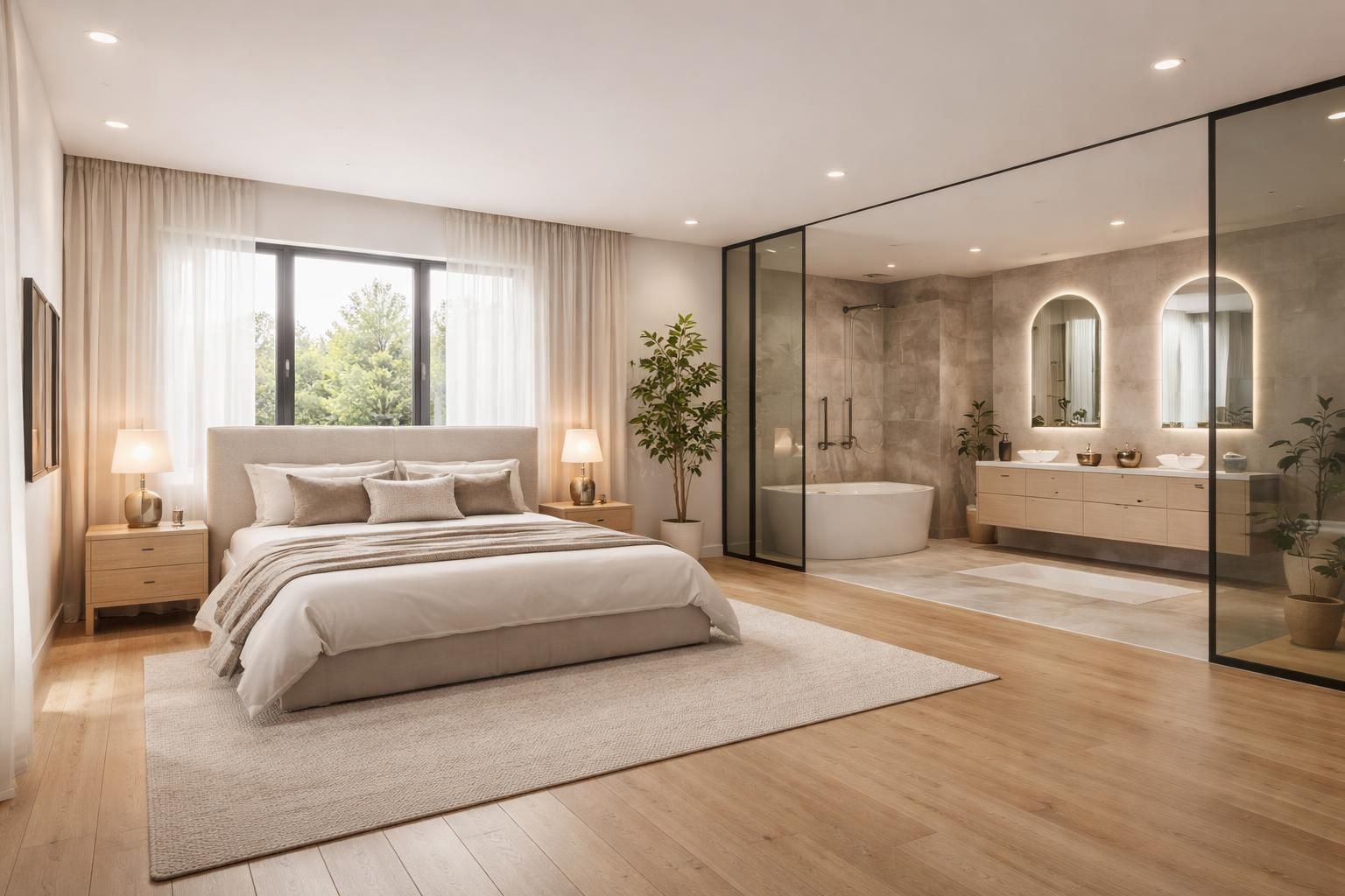 découvrez comment aménager votre chambre parentale avec une salle de bain intégrée pour un espace confortable et élégant, alliant praticité et design de rêve.