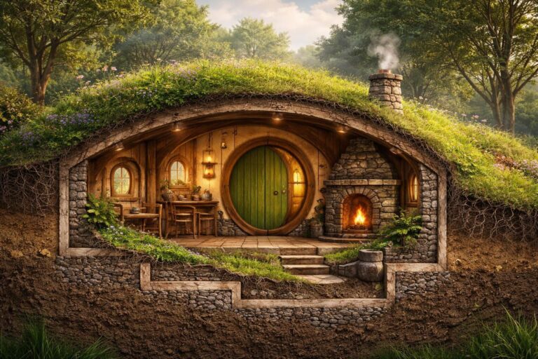 découvrez comment réussir le plan de construction d'une maison hobbit enterrée, alliant tradition et originalité pour un habitat unique et écologique.