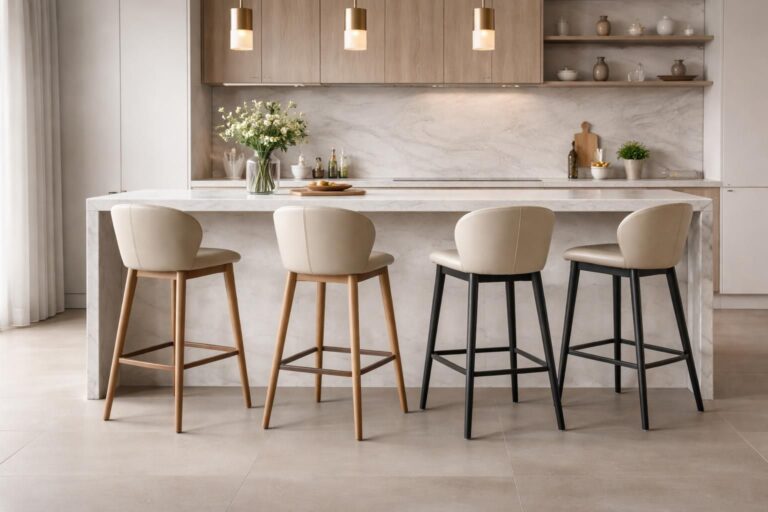 découvrez notre sélection de tabourets de cuisine design alliant modernité et confort, parfaits pour un bar contemporain élégant et convivial.