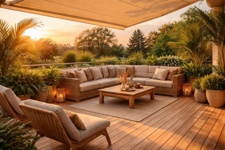 découvrez nos conseils pour aménager une terrasse exposée à l'ouest, optimisez l'espace et profitez pleinement des couchers de soleil dans une ambiance chaleureuse.
