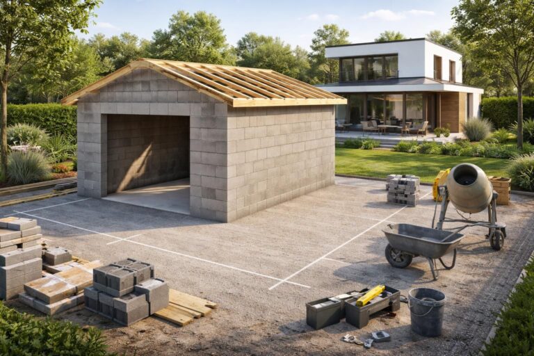 découvrez le prix au mètre carré pour construire un garage neuf et estimez votre budget pour votre projet de construction.