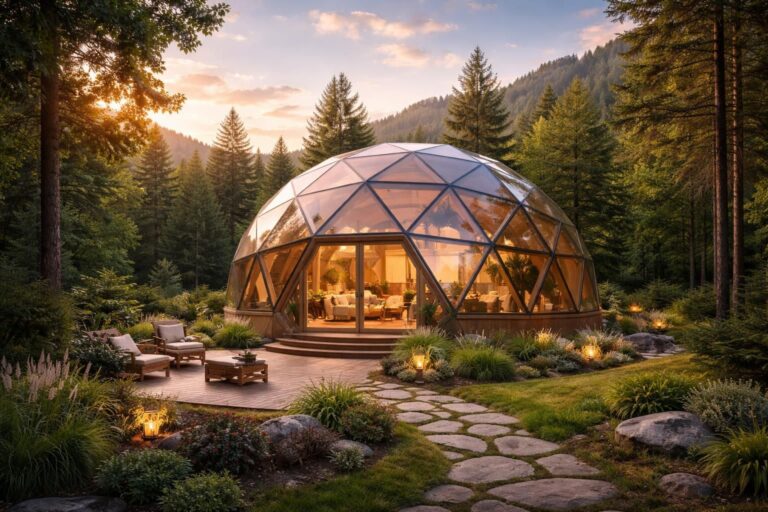 découvrez le dôme géodésique, une solution design et innovante pour un habitat insolite alliant esthétique, confort et écologie.