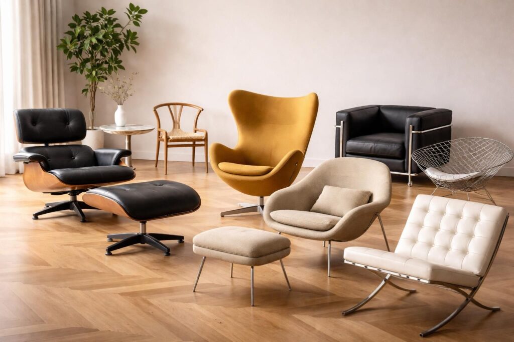 découvrez notre sélection exclusive de fauteuils iconiques made in design, alliant style, confort et savoir-faire pour sublimer votre intérieur.