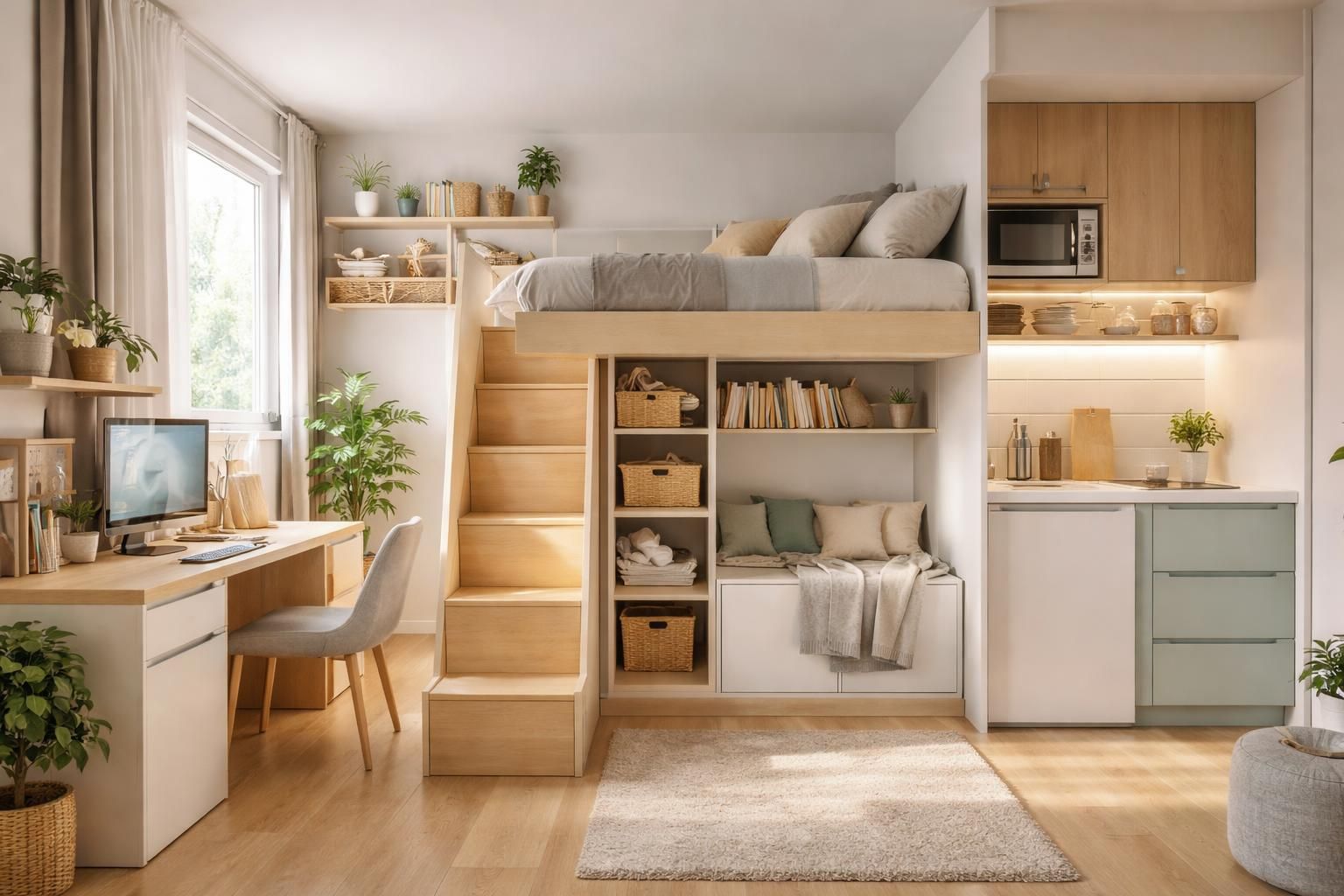 découvrez study appart et ses solutions d'aménagement ingénieuses pour optimiser l'espace de vos petits studios et vivre confortablement.