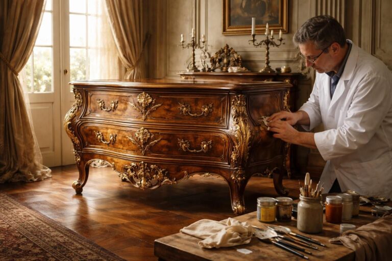 découvrez nos conseils pour choisir et restaurer une commode ancienne au style baroque, alliant élégance et authenticité pour sublimer votre intérieur.
